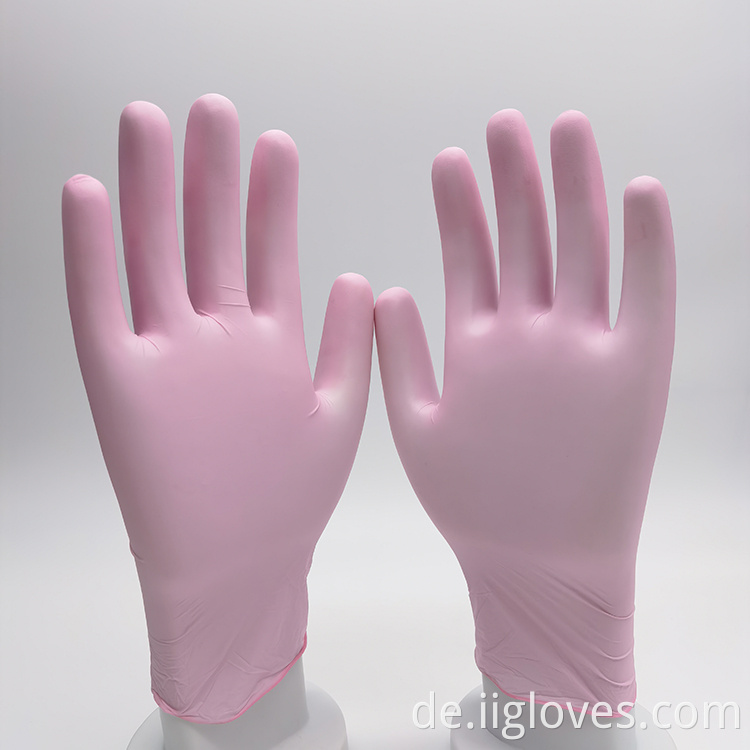 Herstellerpulverfreie Nitrilhandschuhe Einwegpulverfreie Sicherheitshandschuhe Nitril-Untersuchungshandschuhe